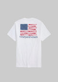 Playera Vineyard Vines | Logo Bandera de EU Baseball