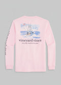 Playera Vineyard Vines | Logo Lancha Rosa