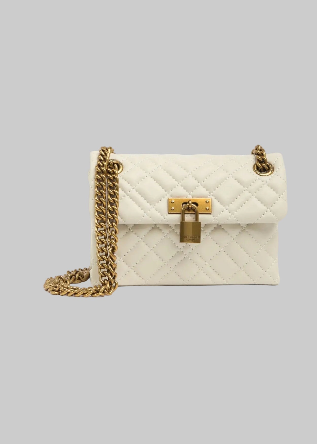 Bolsa Kurt Geiger | Kensington Con Candado Crema