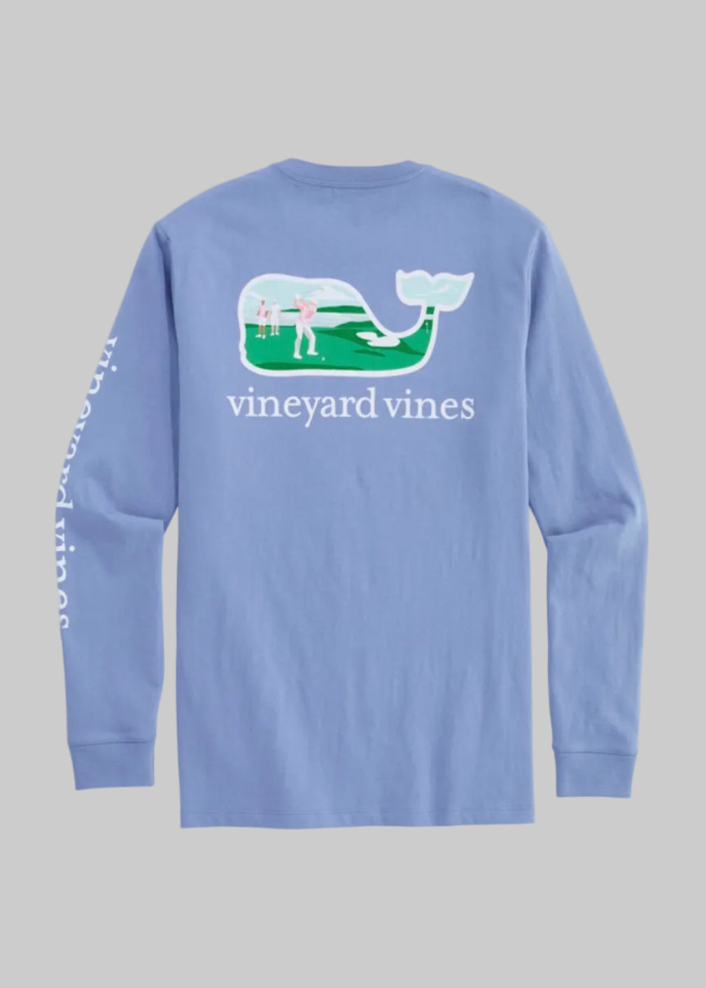 Playera Vineyard Vines | Camo Whale Celeste