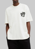 Playera All Saints - OverSize | Graffiti Blanca