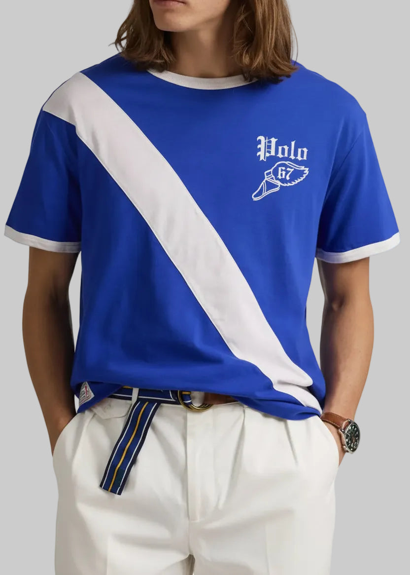 Playera Polo Ralph Lauren | Azul - Línea Cruzada