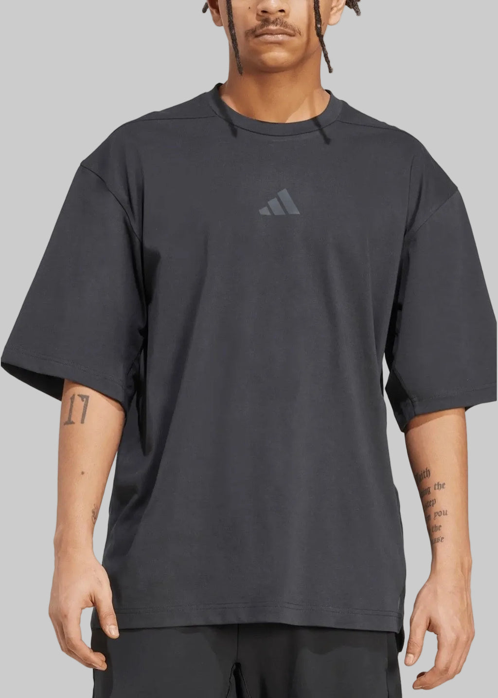 Playera Adidas - OverSize | Negra