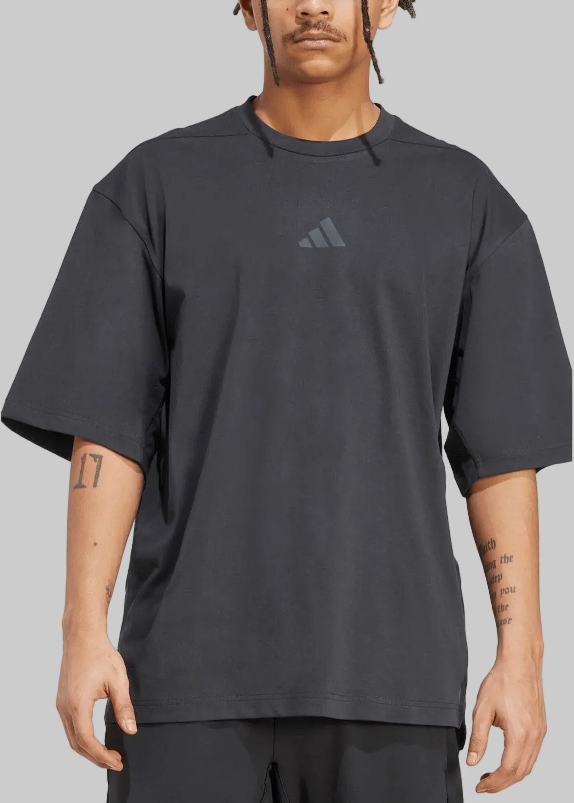 Playera Adidas - OverSize | Negra